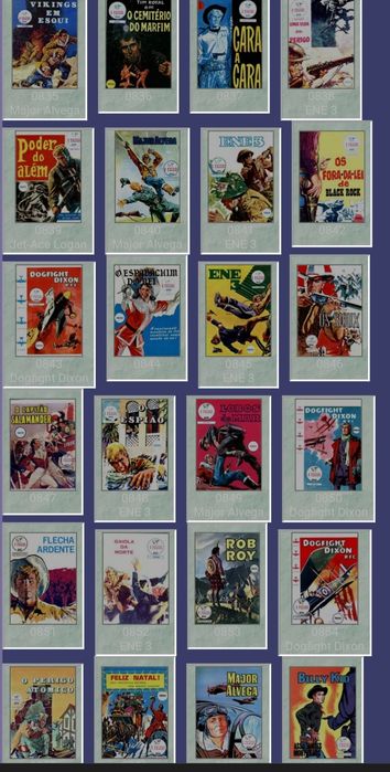 526 Livros do Falcão do número 760 até ao 1286