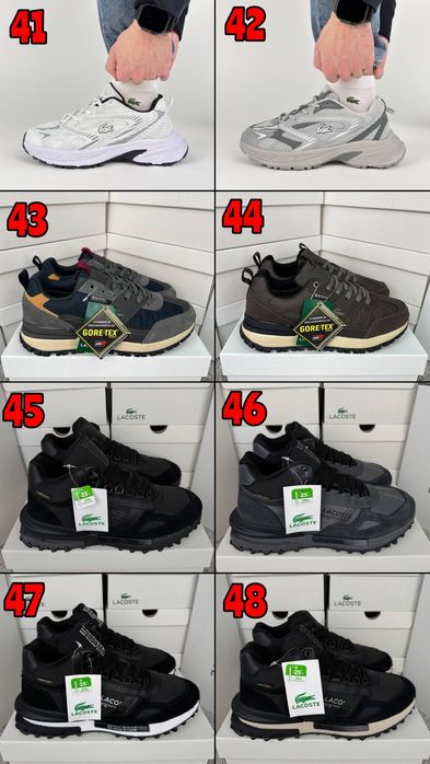 БЕЗ ПЕРЕДПЛАТИ‼️ Кросівки Lacoste L003 2K24, Neo Shot, Elite Active PRM, Spinor / 36-46, Унісекс, ПРЕМІУМ