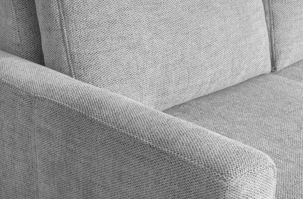Sofa z funkcją  spania  ruchome oparcie szara - od ręki
