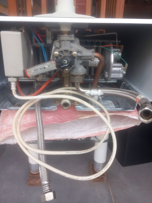 Esquentador Vulcano ventilado eletrónico – a funcionar