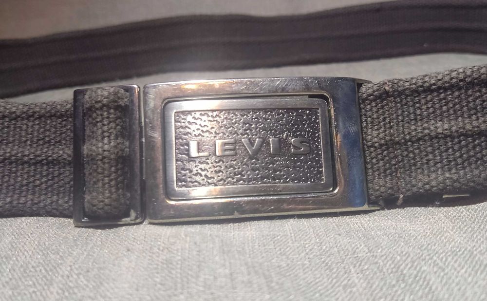 Levi's Levis  parciany pasek uniwersalny brązowy uniseks