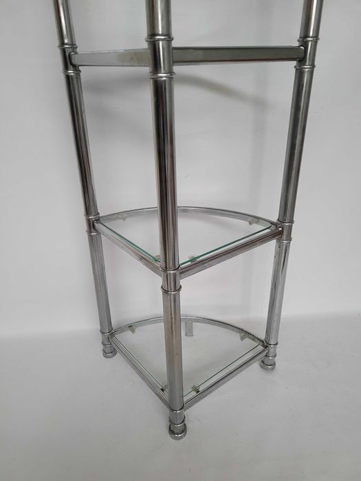 półka regał narożny 35x35 h 112 półka  metalowa