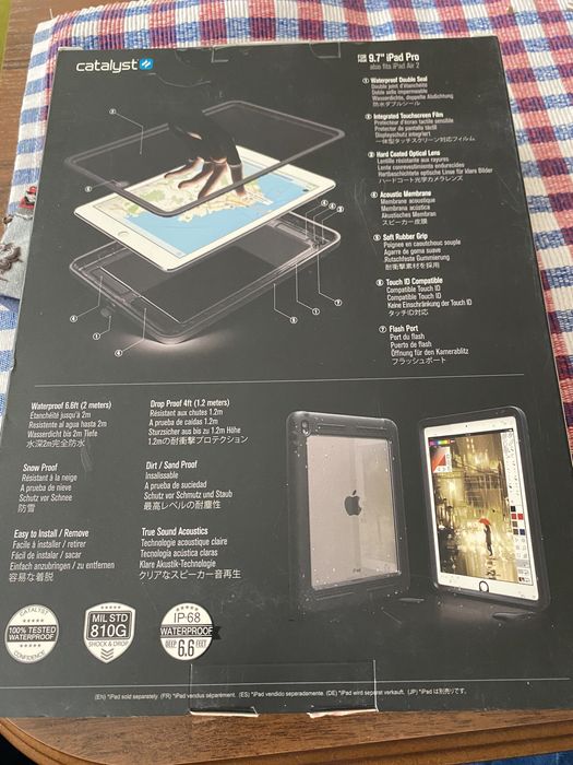 Wstrzaso wodo odporny case etui ipad pro i opad air 2. 9,7’