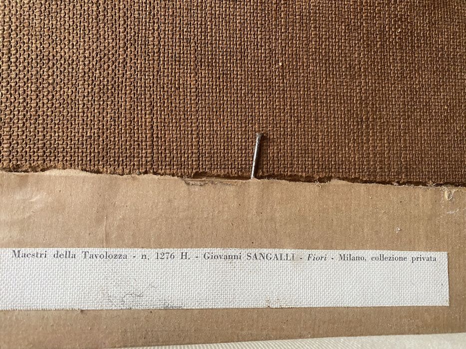 Belissimo quadro de Giovanni Sangalli, pintor italiano do sec. XX