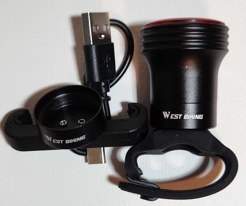 Велосипедні ліхтарі ROCKBROS  Q3 (задній стоп)/RHL 400 (передня фара)