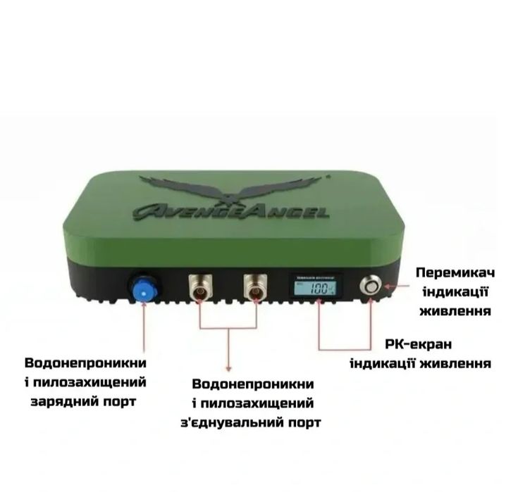 КОМПЛЕКТ: Антенна AVENGER Booster 2.4G/5.2G/5.8G + Репитер AVENGER.