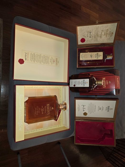 James Martin's 30 anos + 20 anos (2) + Caixa madeira 20 anos