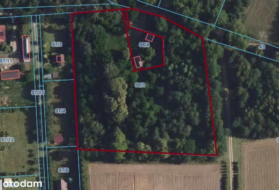 Enklawa spokoju | Kompleks 2 działek | Zabudowania | PO | 1h od W-wy
