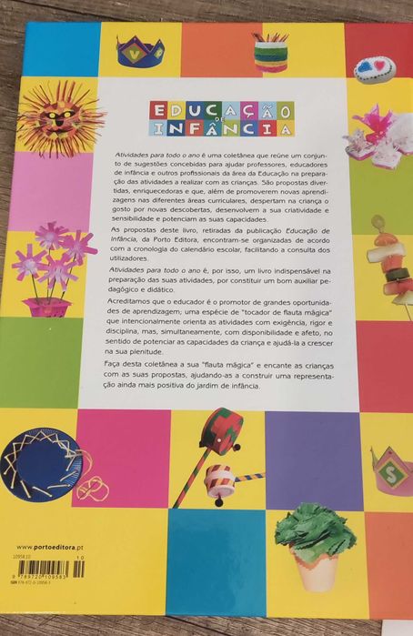 Educação de Infância: Atividades Para Todo o Ano- 1.º Volume