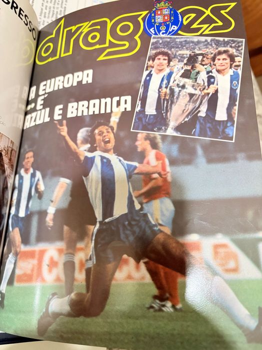 Revistas Dragões encadernadas (5) de 1985 a 1989