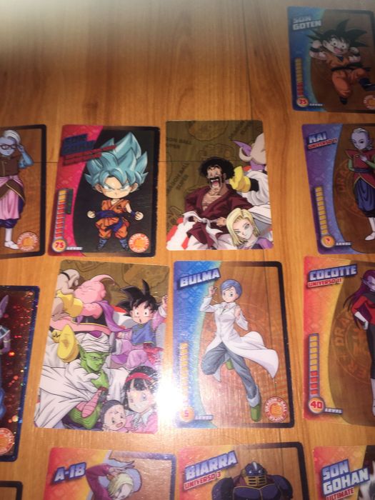 Cartas dragon ball panini