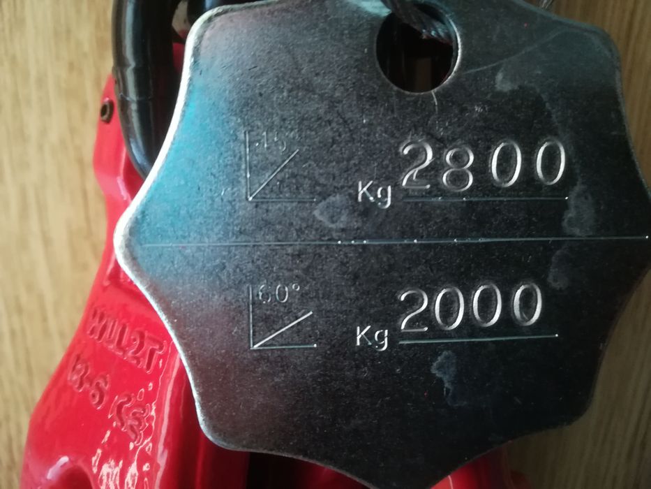 Correntes certificada para grua com 3mts cada