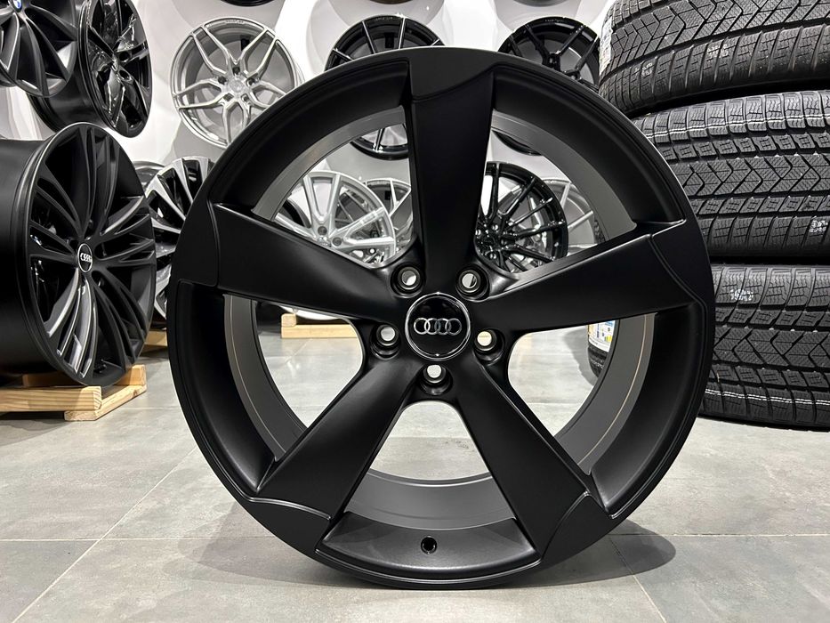 4 Felgi 19 5x112 ET30 Audi A4 A5 A6 A7 A8 Rotor Graphene czarny mat