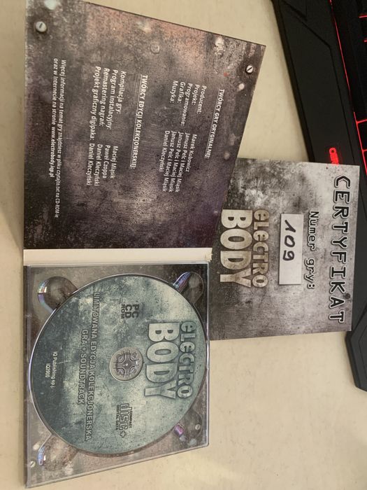 Gra electro body  limitowana edycja kolekcjoneska