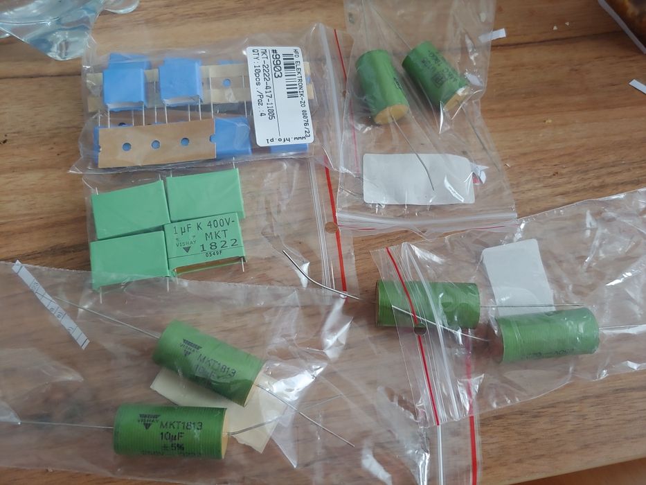 Vishey roe 10mf. 5uf нові конденсаторы