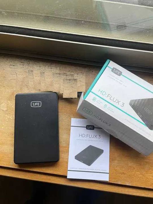 Caixa Externa 2.5" 1Life hd:flux 3 SATA USB 3.0 Preta