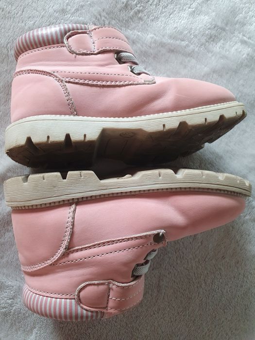 Buty przejściowe wiosenno-jesienne trapery pudrowy róż Youngstyle r.24