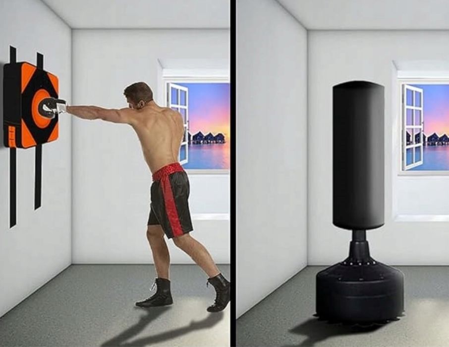 Tarcza Mata Bokserska Treningowa na Ścianę Worek Bokserski 2 Tarcze