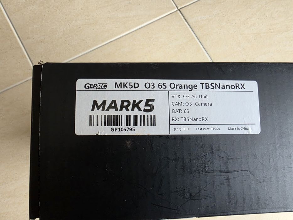 Mark5 orange grepc Drone