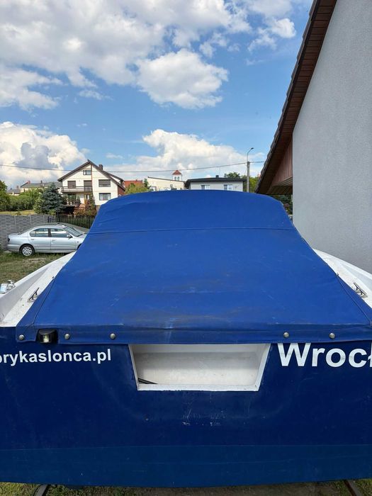 Łódź motorowa elektryczna z silnikiem Haswing 2HP  + nowa przyczepa Temared 5 nowa cena!