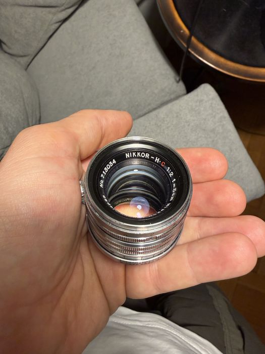 Далекомірний обʼєектив nikkor-h.c 5cm (50mm) f/2 LTM M39