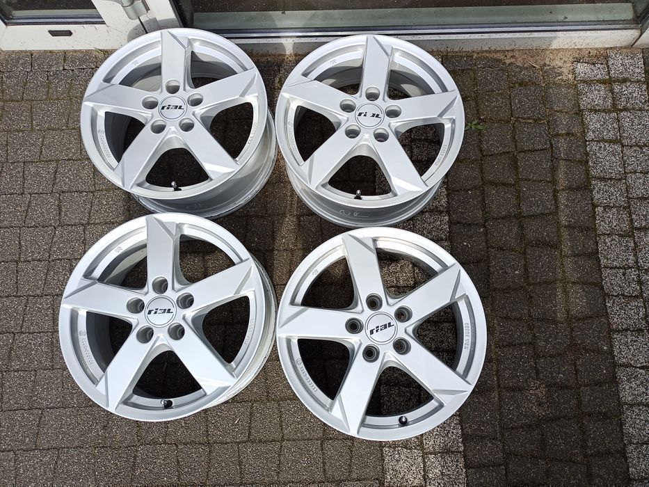 16" Rial Vw Golf VI VII Caddy Passat Touran Eos T-roc Audi Skoda Seat
