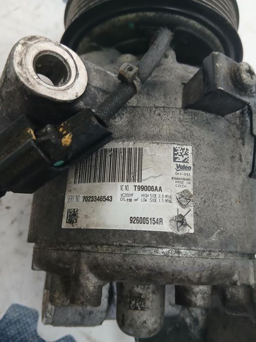 COMPRESSOR AC DACIA LODGY 1.5DCI 90CV , REF: 926005154R - T99006AA