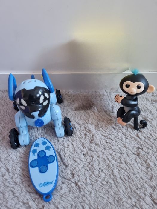 Игрушки обезьянка-Finger Monkey, собака- WowWee