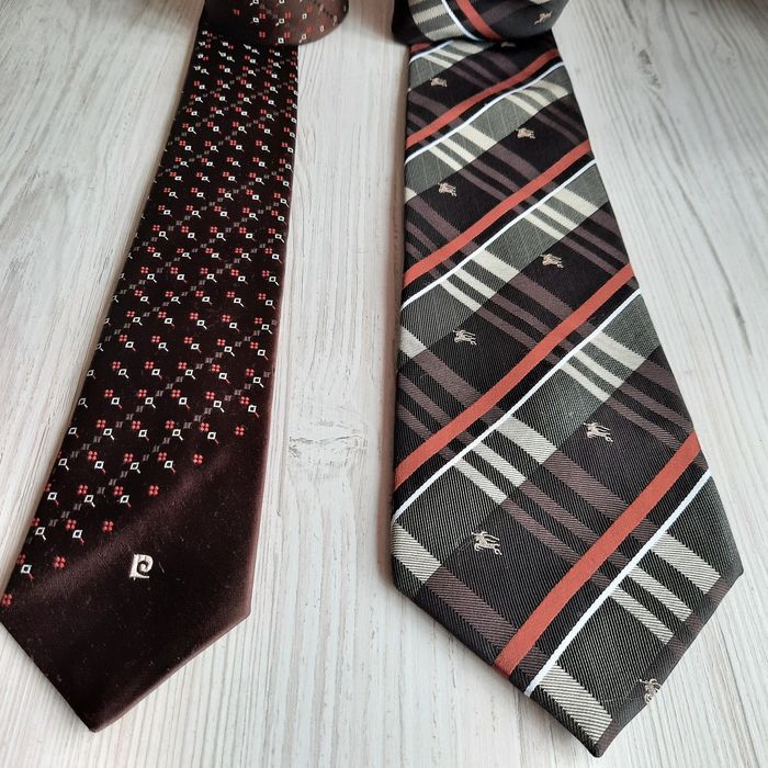Burberry , Pierre cardin, чоловіча краватка, галстук