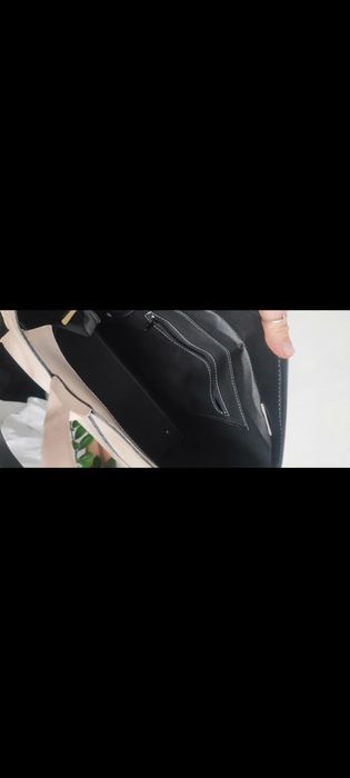 Duża torba krokodyl lakierowana ecru z paskiem Butik