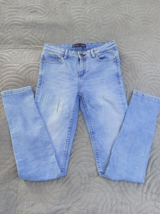 Spodnie jeansy CROPP rozm. XXS 32 Jak nowe