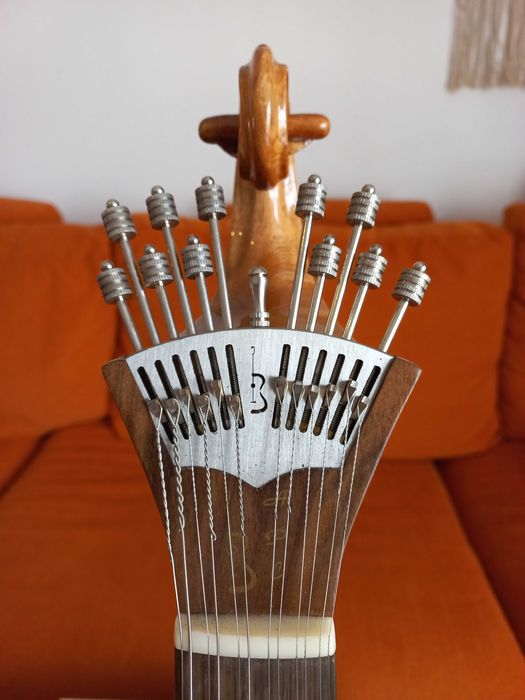 Guitarra Portuguesa nova com conjunto de cordas extra