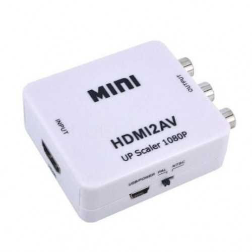 Адаптер HDMI to AV (RCA) (переходник, конвертер, 720p/1080p переходник