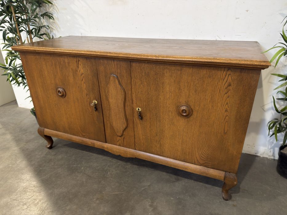 Piękna dębowa komoda duńska lite drewno dowóz wysyłka