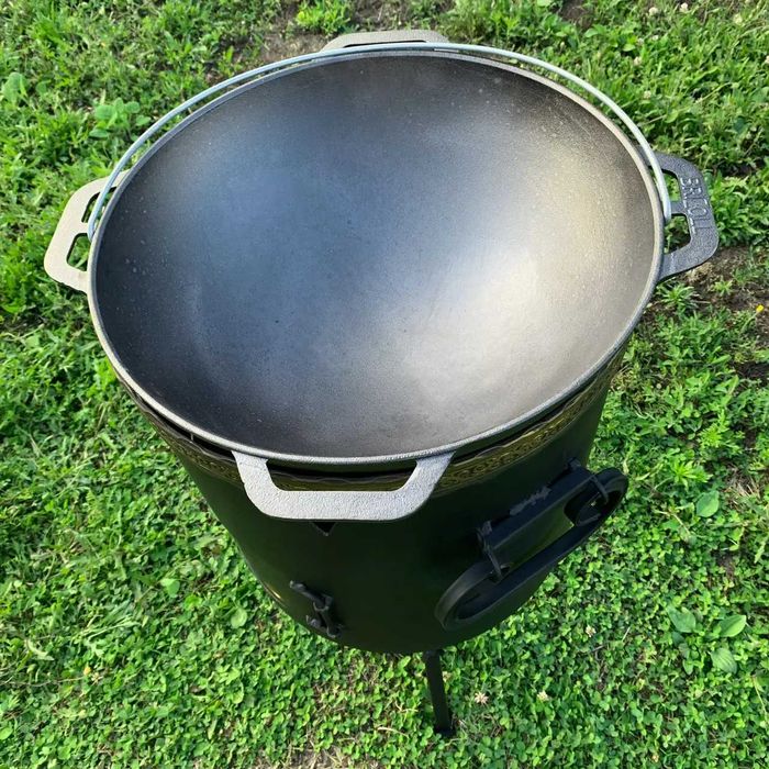 Казан Казанок татарский чугунный чавун 4|6|8|10|12|15л|сковорода(гриль