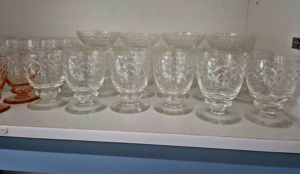 Copos vintage, fáb. Pereira Roldão