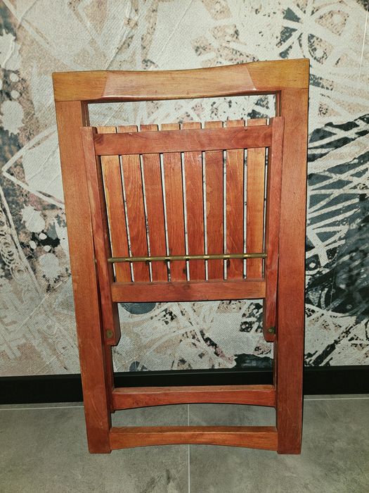 Krzeslo Aldo Jacober skladane z lat 70