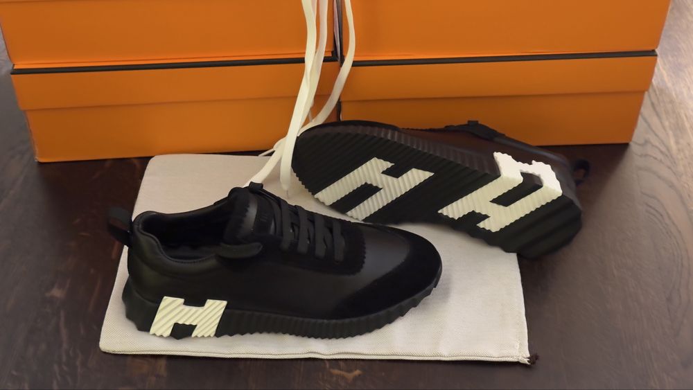 H.E.R.M.E.S Bouncing Sneakers 42 i 43, skóra, dostępne od ręki, Nowe