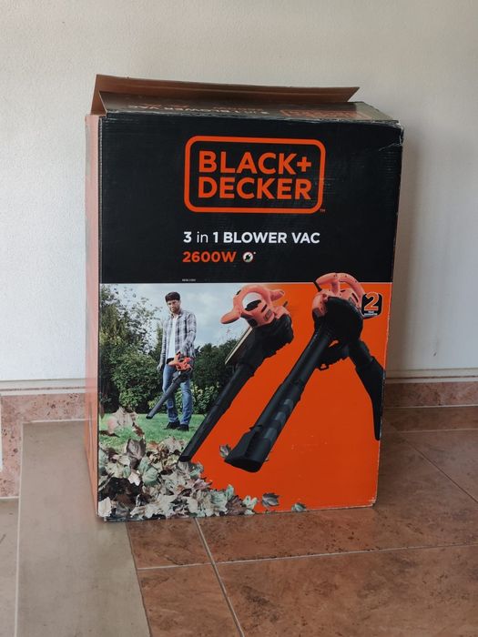 Black & Decker 3 em 1 Blower Vac – 2600W