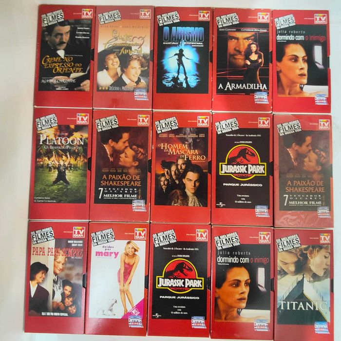 Lote Vhs 1. - Ver lista Abaixo - PROMOÇÂO 1 €