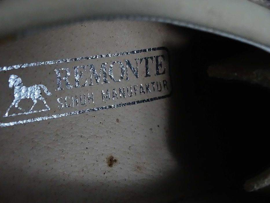 Skórzane półbuty REMONTE | Rozmiar 39 (6) | Wkładka 25,5 cm | Skóra