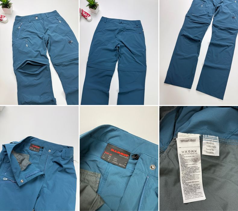 Штаны брюки трансформеры Jack Wolfskin Mammut Zip Off Pants size S, M