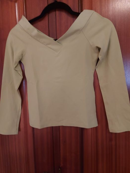 Blusa de Primavera / Verão, tam° M, Verde Alface