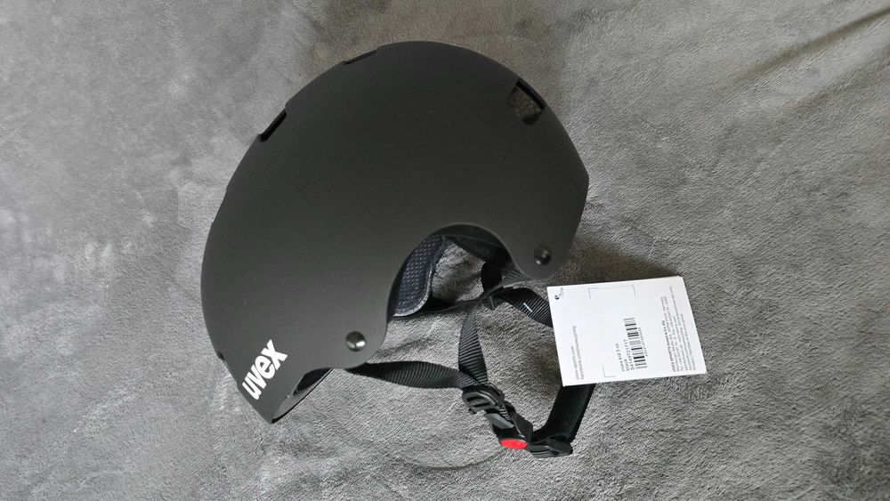 Kask Orzeszek BMX rower UVEX KID 3 CC Black rozm 55-58cm