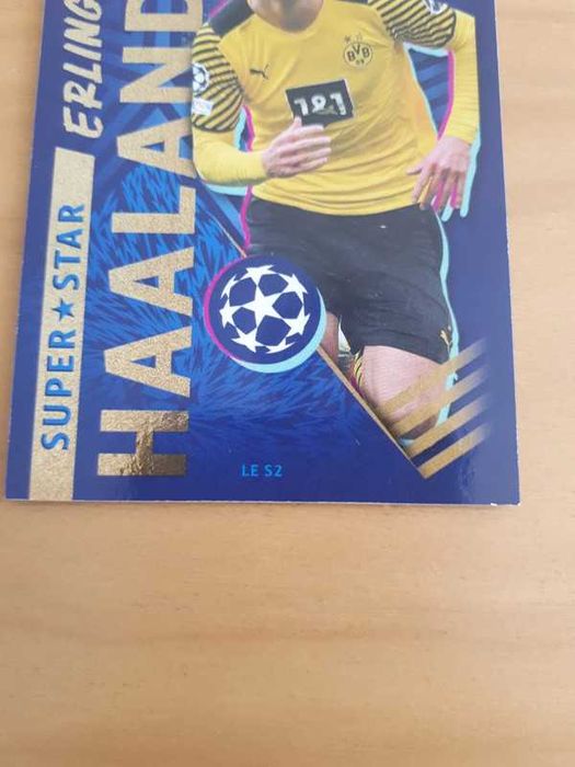 Carta Erling Haaland Borussia Dortmund UCL Topps Match Attax 21-22
