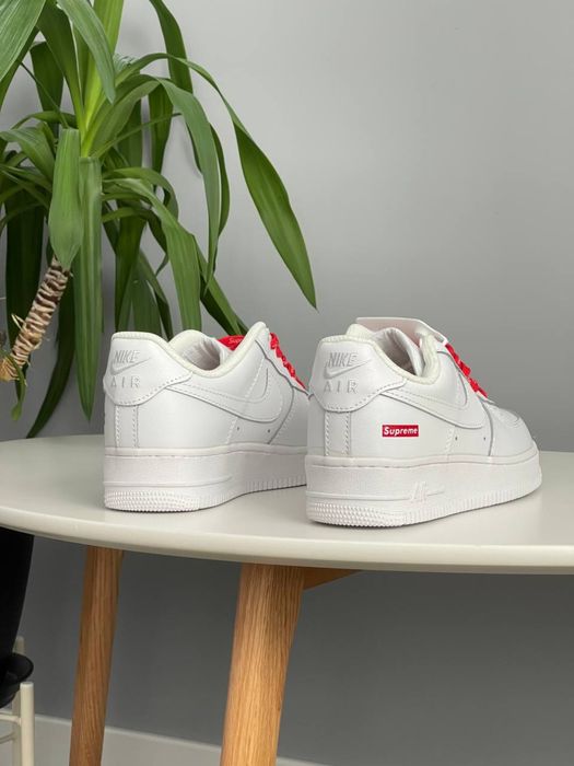 Кросівки Nike Air Force 1 Low Supreme White | 36-45 Нові