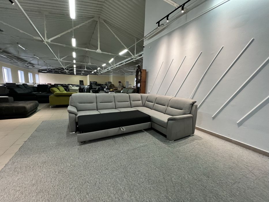 Диван розкладний  кутовий тканина антикіготь виставковий стан новий