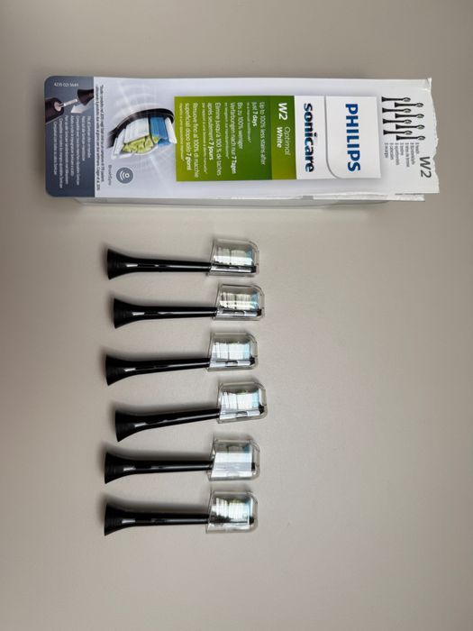 Końcówki Philips Sonicare DiamondClean HX6068 – oryginalne, nowe, czarne 6 sztuk