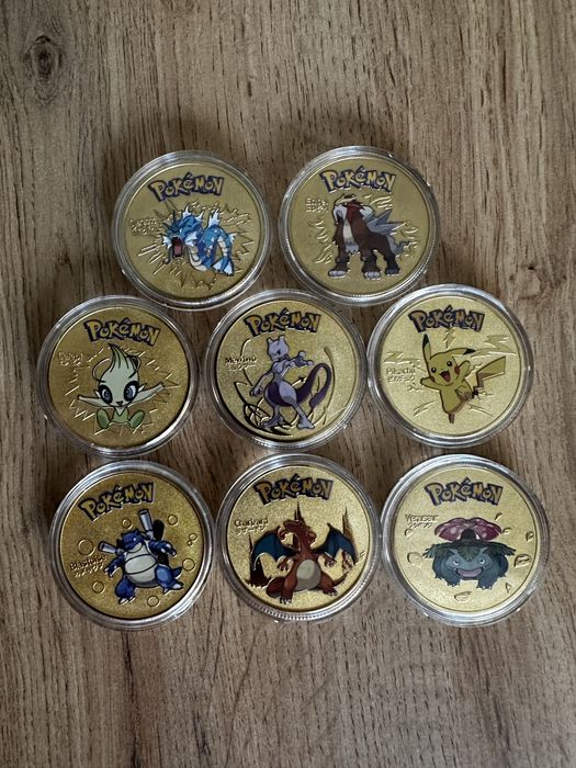 Pokemon - monety kolekcjonerskie