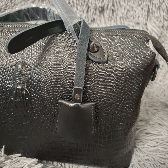 Шкіряна сумка-кроко